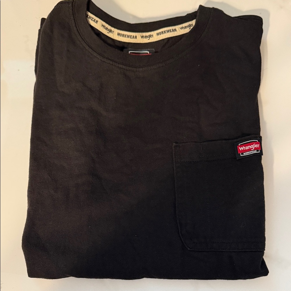 Wrangler Black Short Sleeve Tee